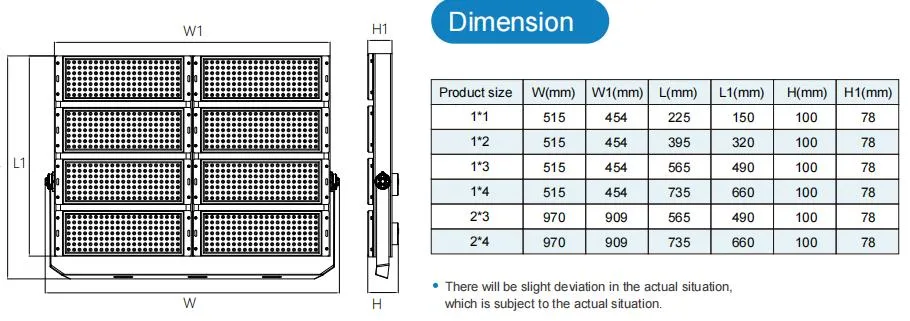 400W Moving Tower Flood Light IP65 6meter High Mast Lamp LED Flood Lights Industrial Lamps