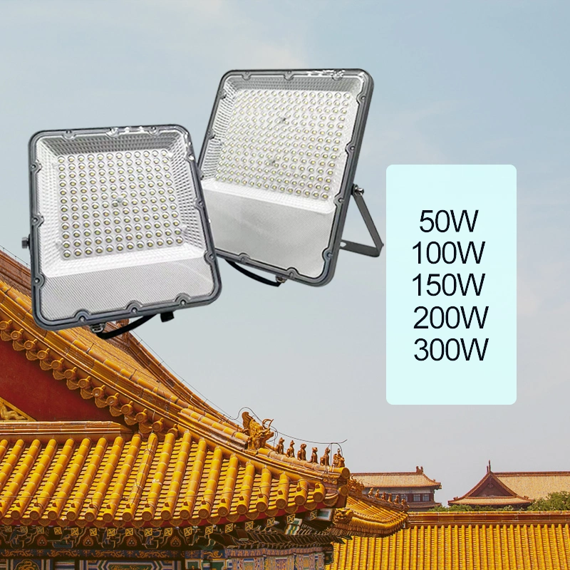 High Power Waterproof Outdoor IP66 SMD2835 50W 100W 200W 300W Stadium Garden Projector LED Flood Light